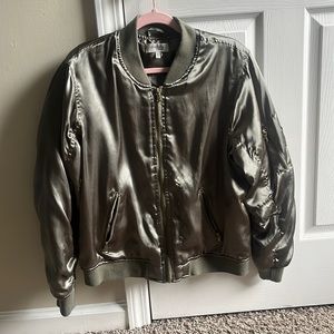 Charlotte Russe Army Green Bomber